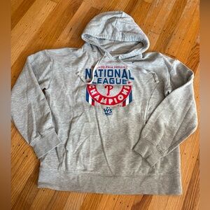 Philadelphia Phillies Baseball National League Champs Hoodie Sweatshirt Small